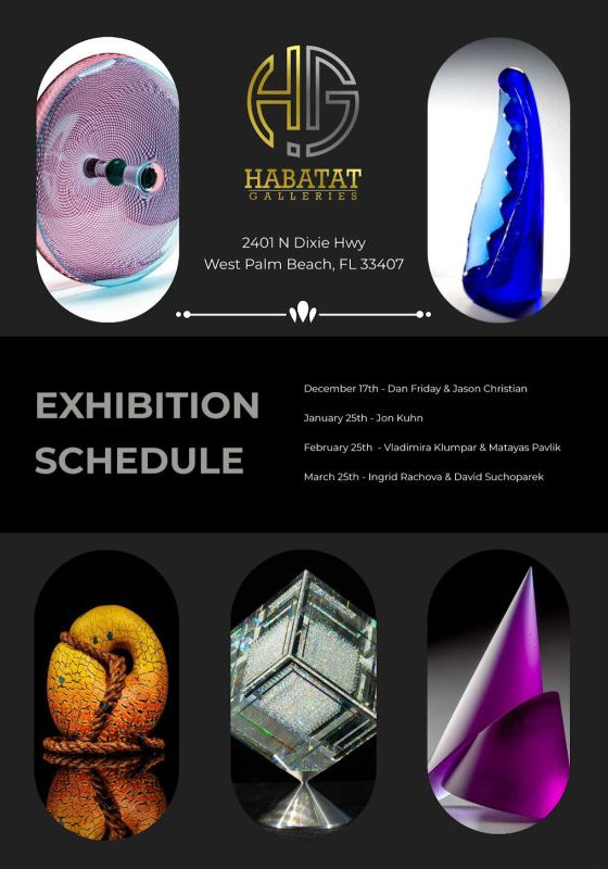 Ex Schedule Flyer · Habatat Galleries