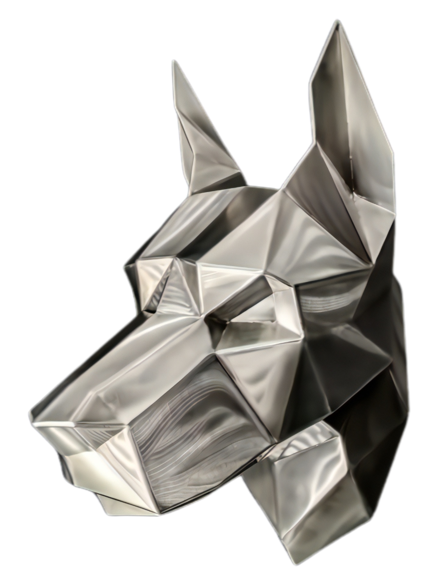 Artwork By Andrei Kazantsev Doberman Head · Habatat Galleries