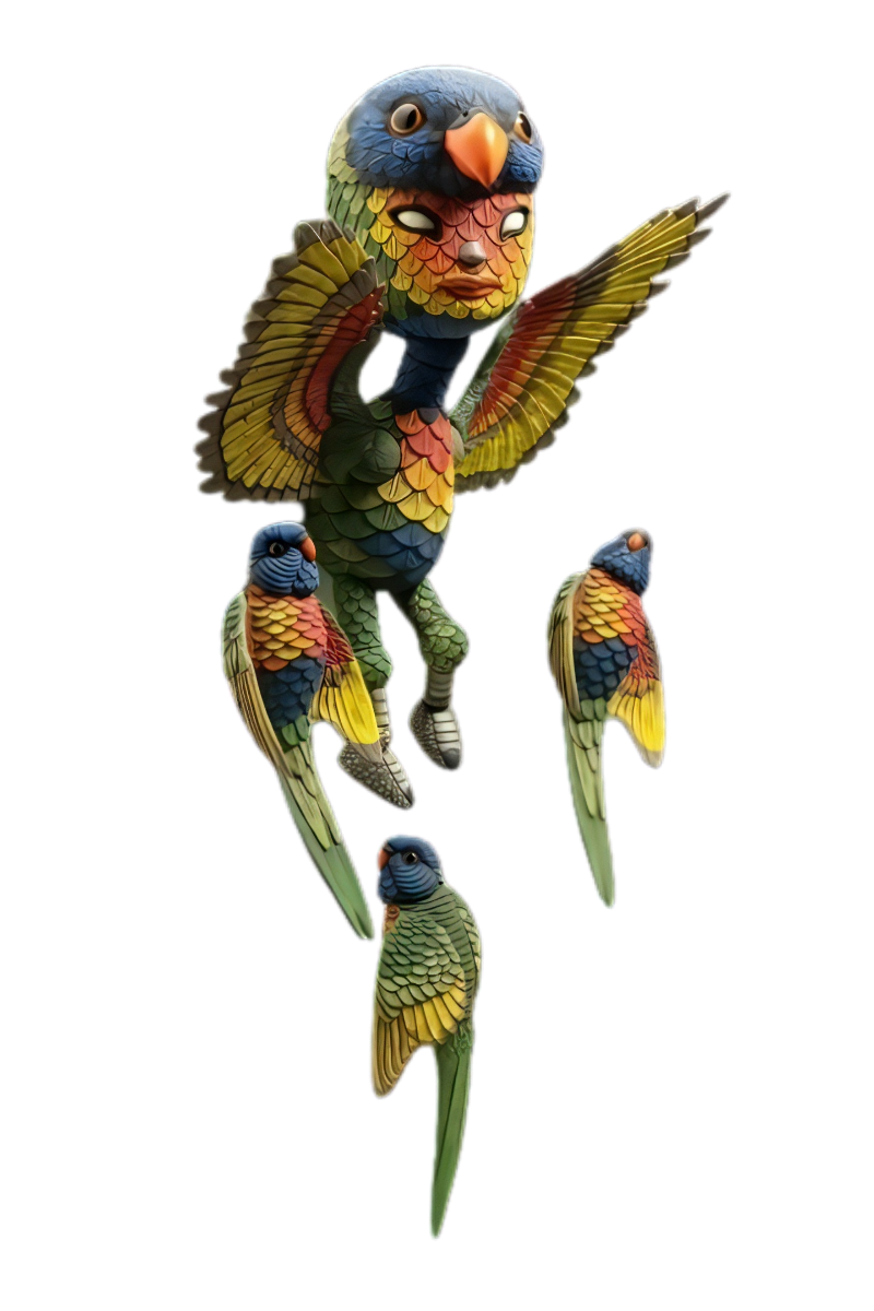 Artwork By Calvin Ma Flock · Habatat Galleries
