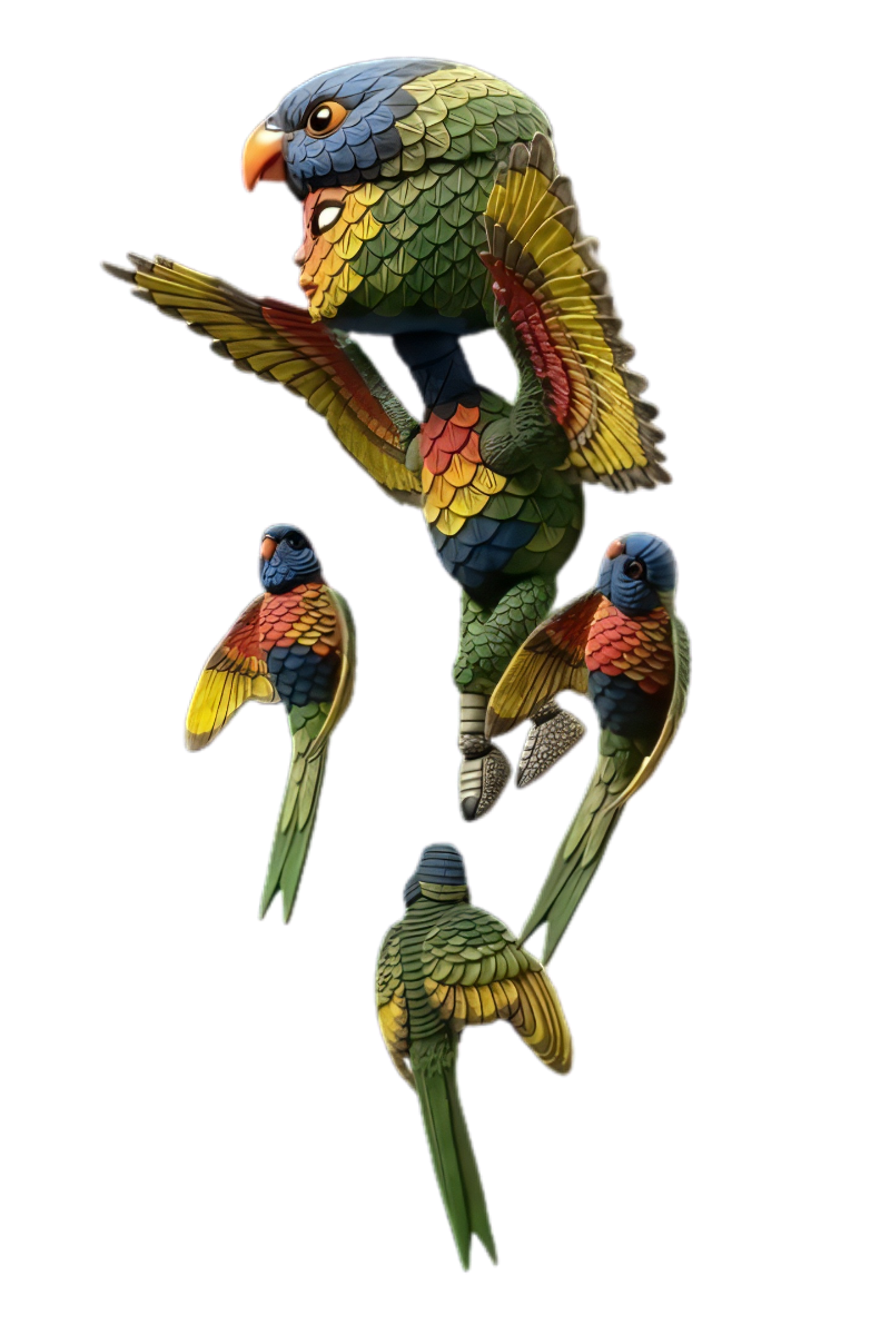 Artwork By Calvin Ma Flock · Habatat Galleries