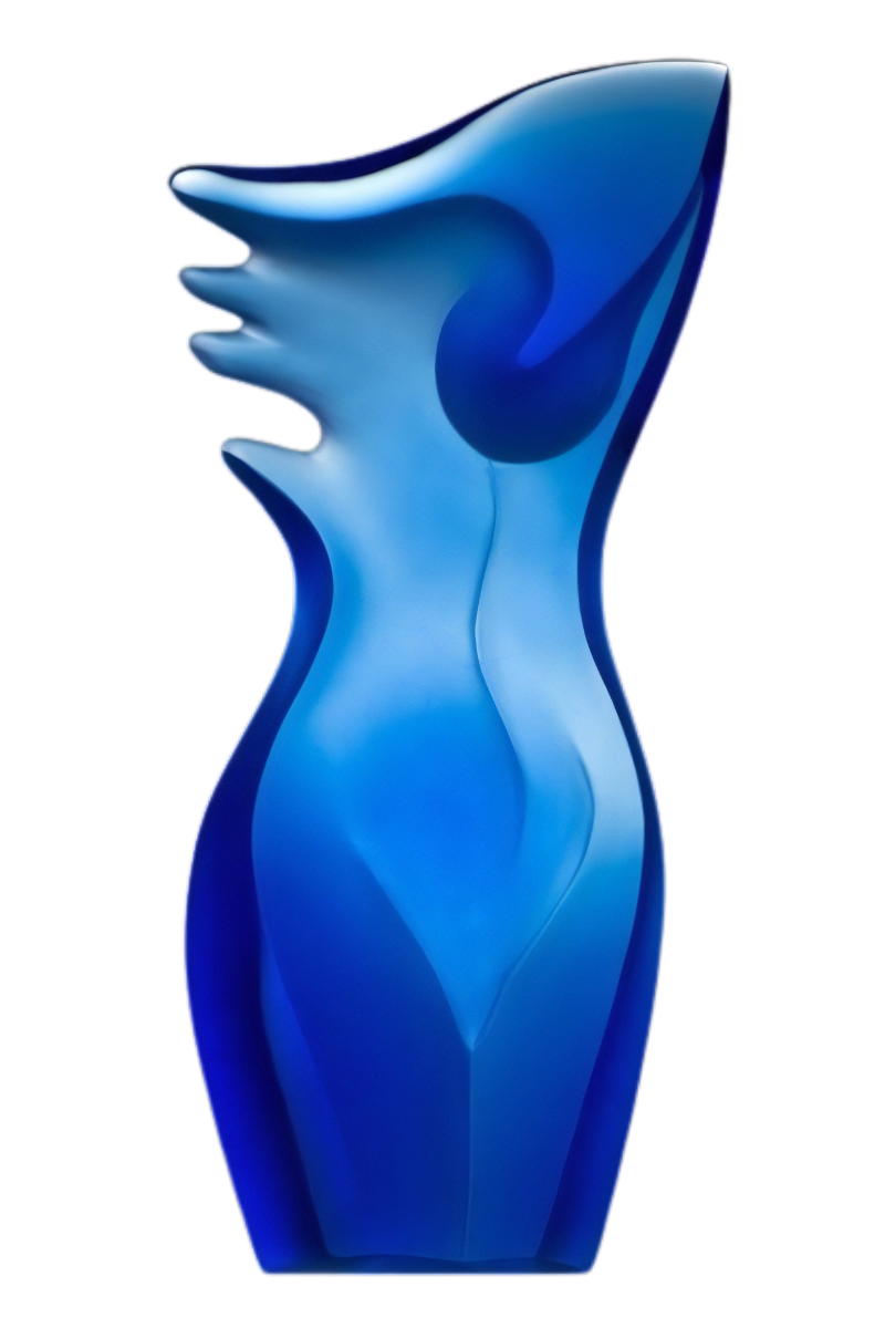 Artwork By Latchezar Boyadjiev Lady In Blue · Habatat Galleries