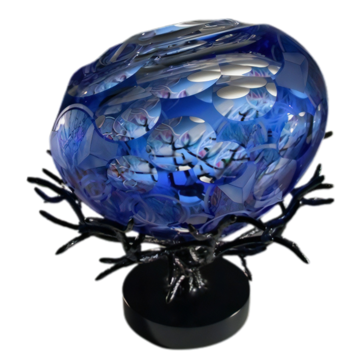 Artwork By David Schwarz Tree Blue · Habatat Galleries