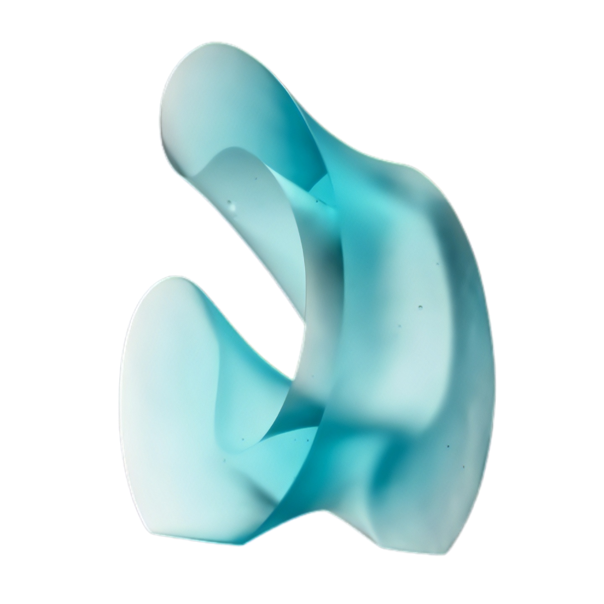 Artwork By Karin Morch Amorphous Aqua Blue · Habatat Galleries