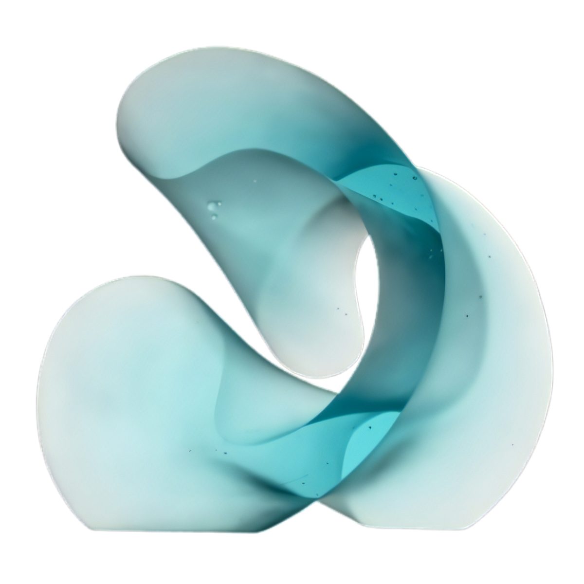 Artwork By Karin Morch Amorphous Aqua Blue · Habatat Galleries