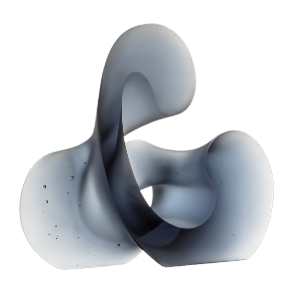 Artwork By Karin Morch Amorphous Grey Blue · Habatat Galleries
