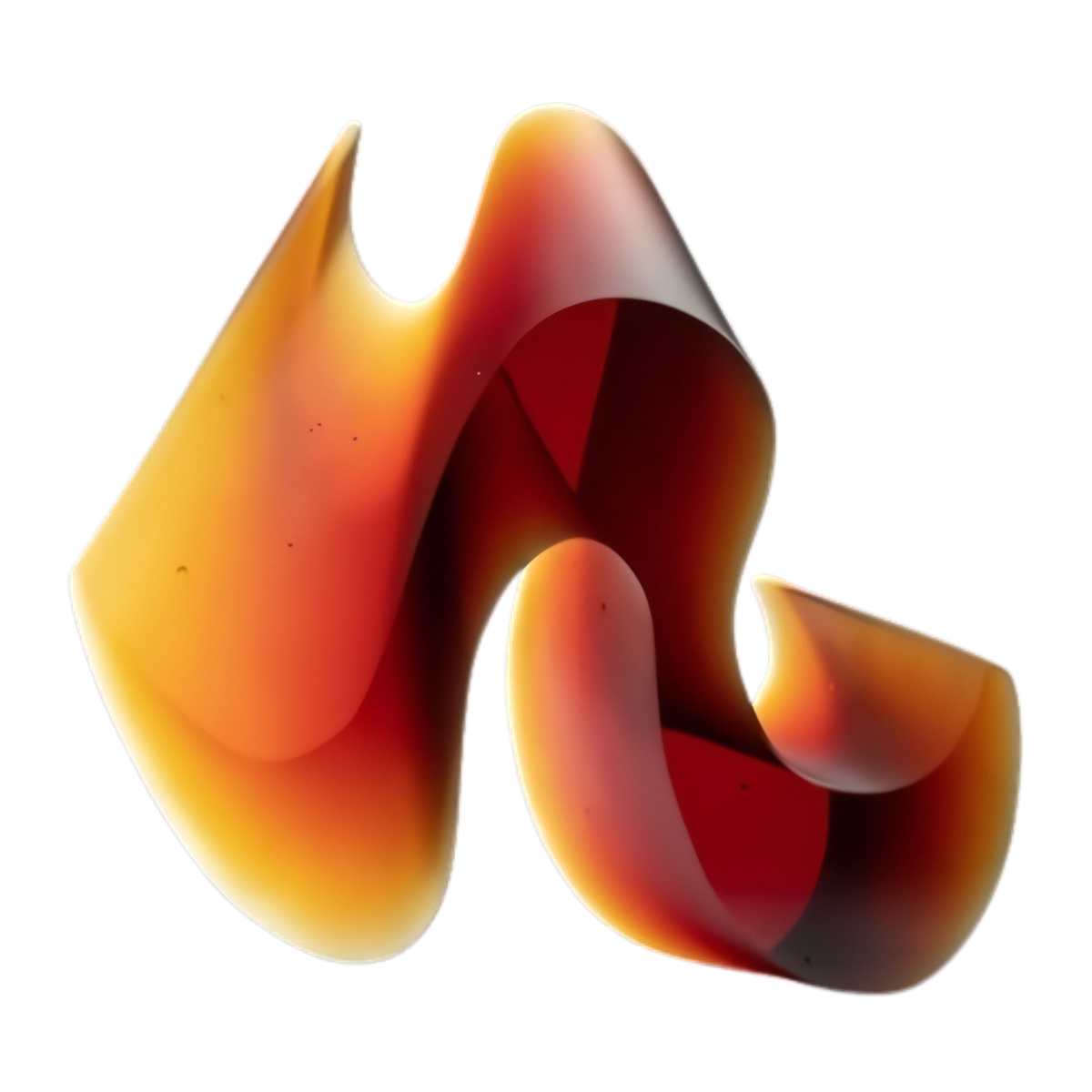 Artwork By Karin Morch Flow Light Red Amber · Habatat Galleries