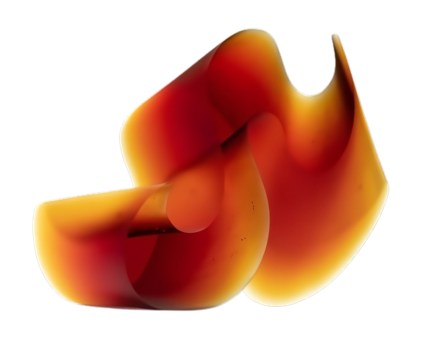 Artwork By Karin Morch Flow Light Red Amber · Habatat Galleries