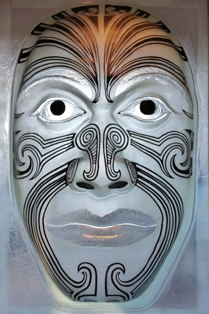 Artwork By Miles Van Rensselaer Maori Moko · Habatat Galleries
