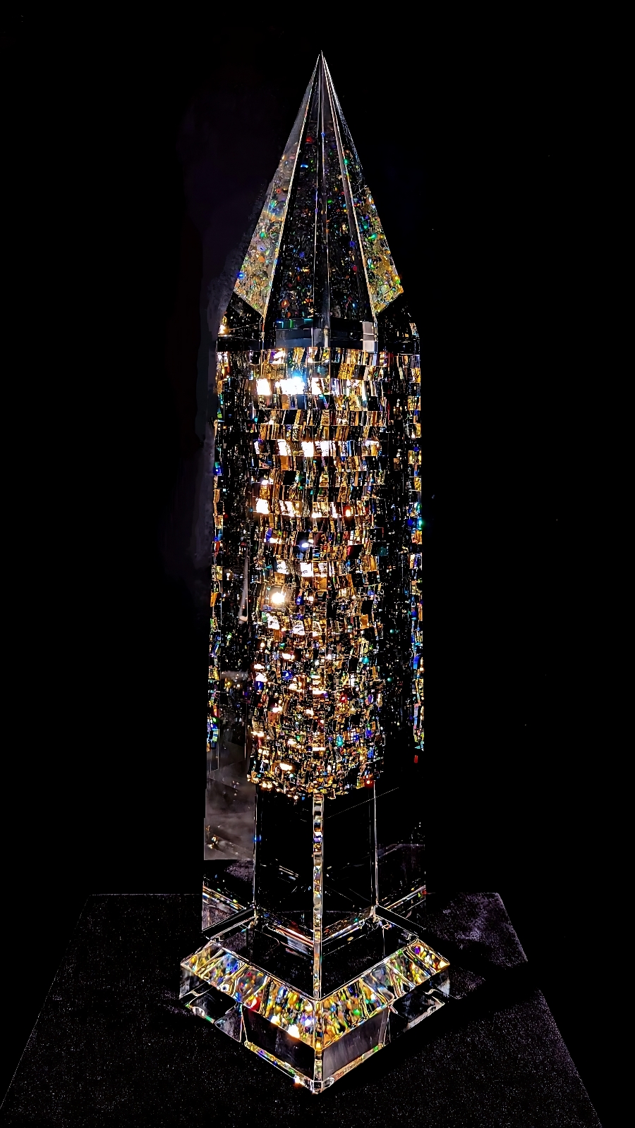 Artwork Jon Kuhn Gold Obelisk · Habatat Galleries