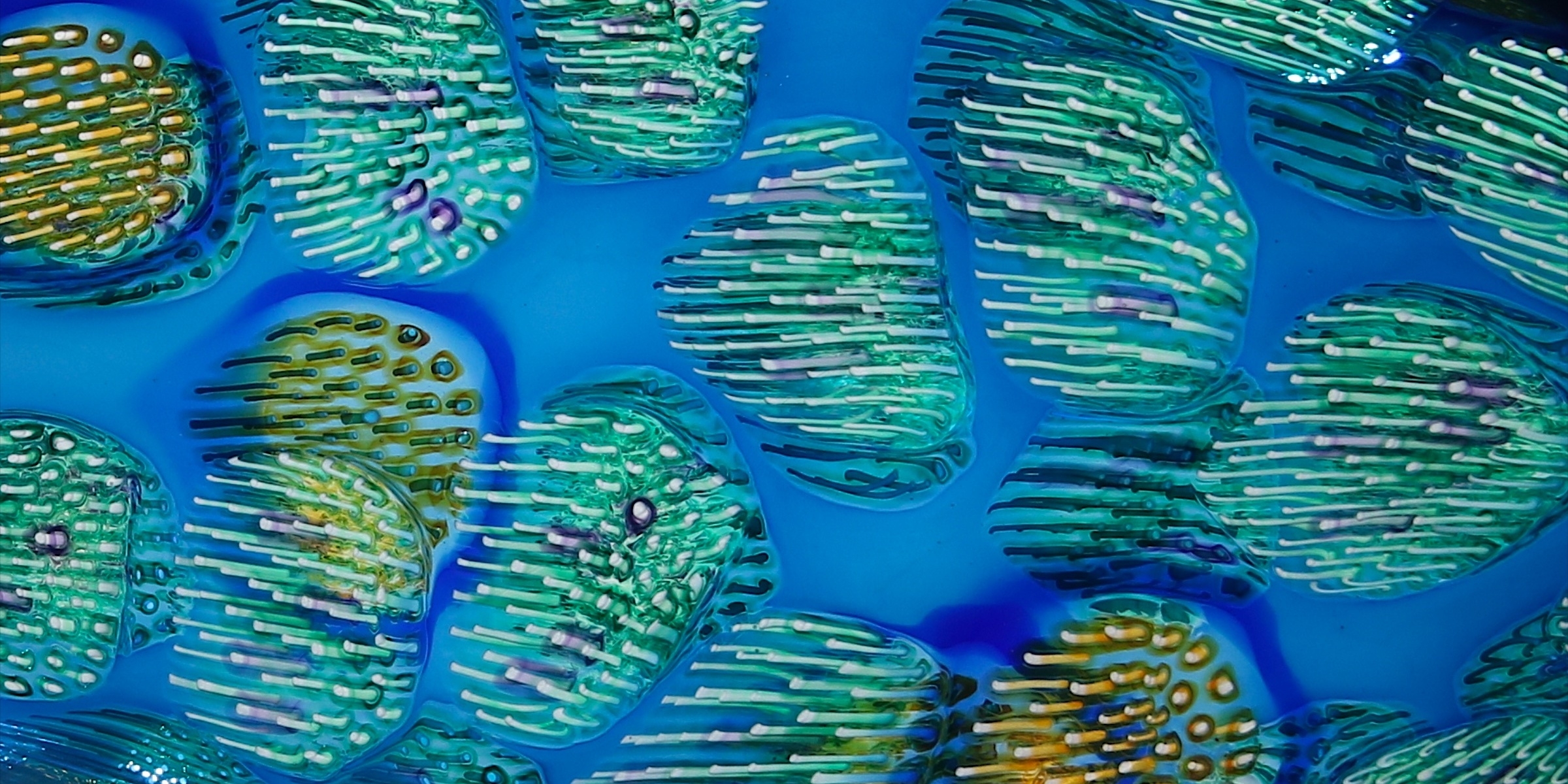 Artwork By David Patchen Cerulean Piscine · Habatat Galleries