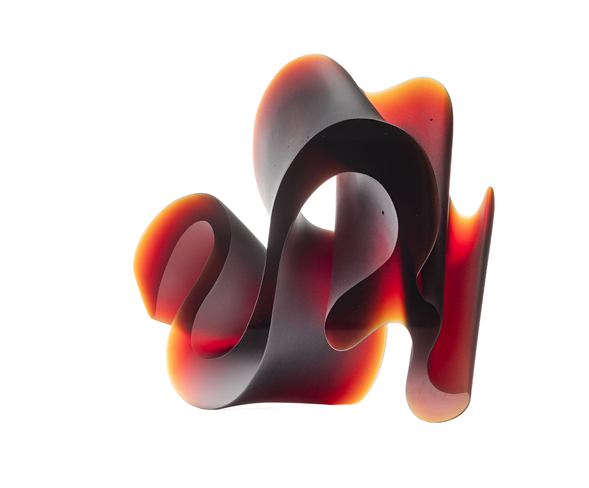Artwork Karin Morch Big Line Dark Red · Habatat Galleries
