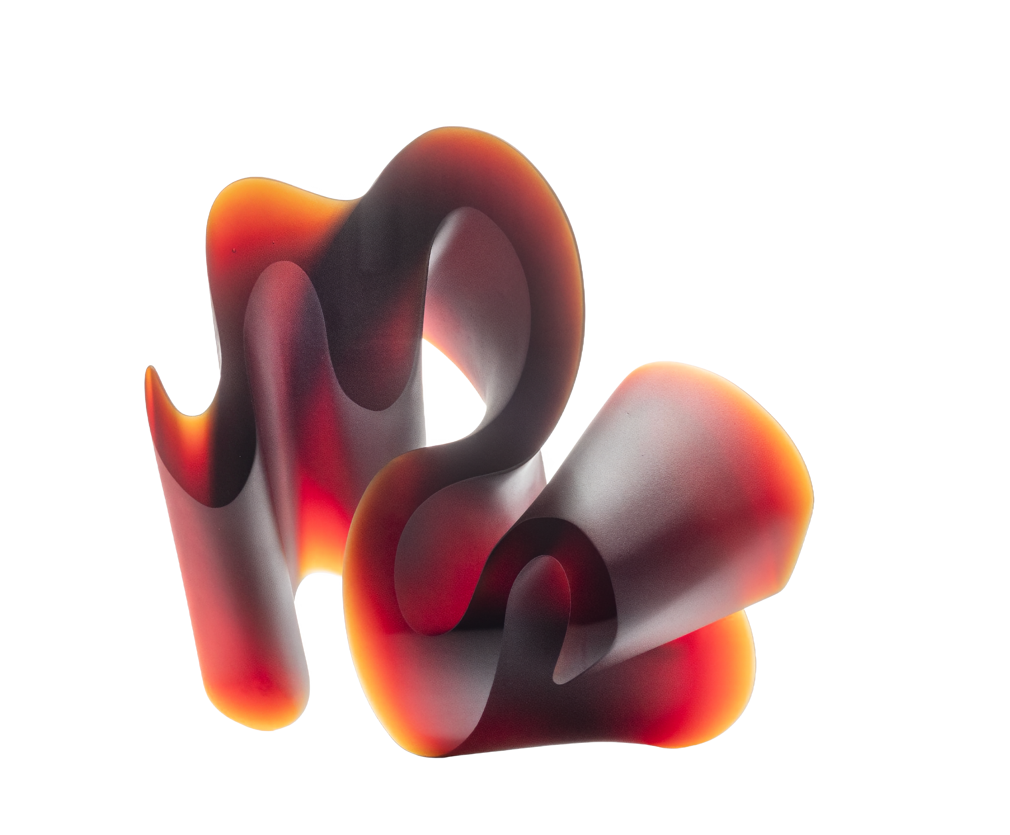 Artwork By Karin Morch Big Line Dark Red 004 · Habatat Galleries