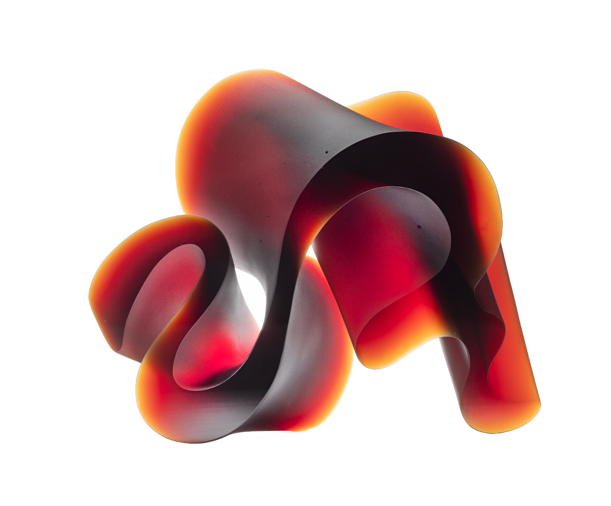 Artwork By Karin Morch Big Line Dark Red 005 · Habatat Galleries