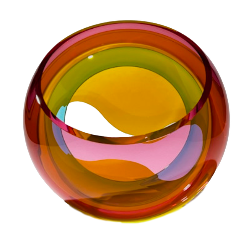 Artwork John Kiley Curving Multichrome Halo · Habatat Galleries